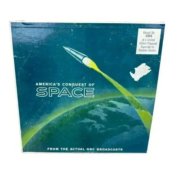 Rambler Records America’s Conquest Of Space Rare Numbered LP VG+ Vinyl/VG- Cover - Picture 1 of 7